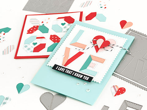 FEATURE FRIDAY: LOVE + XO QUILT TOP | LOVE LINES