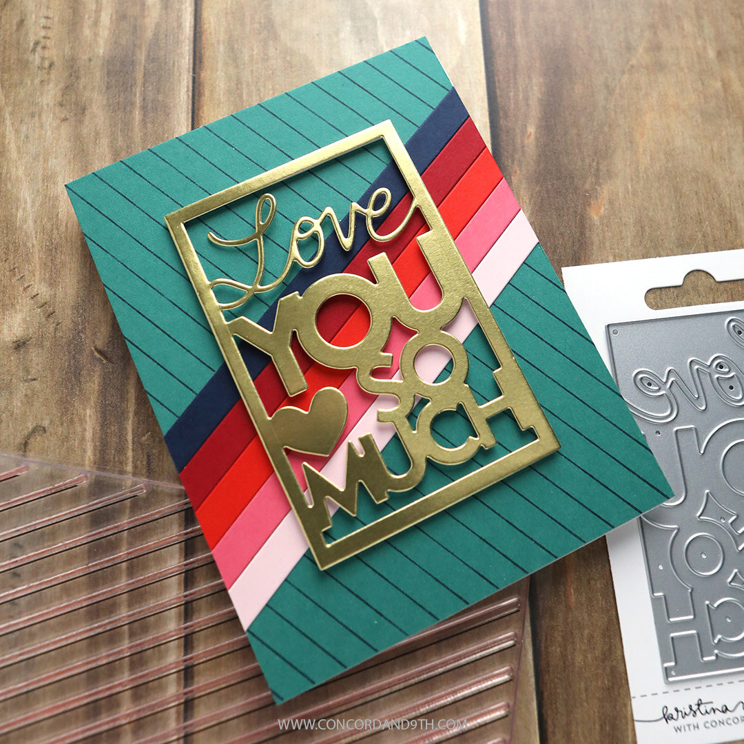 Diagonal Lines Background Stamp