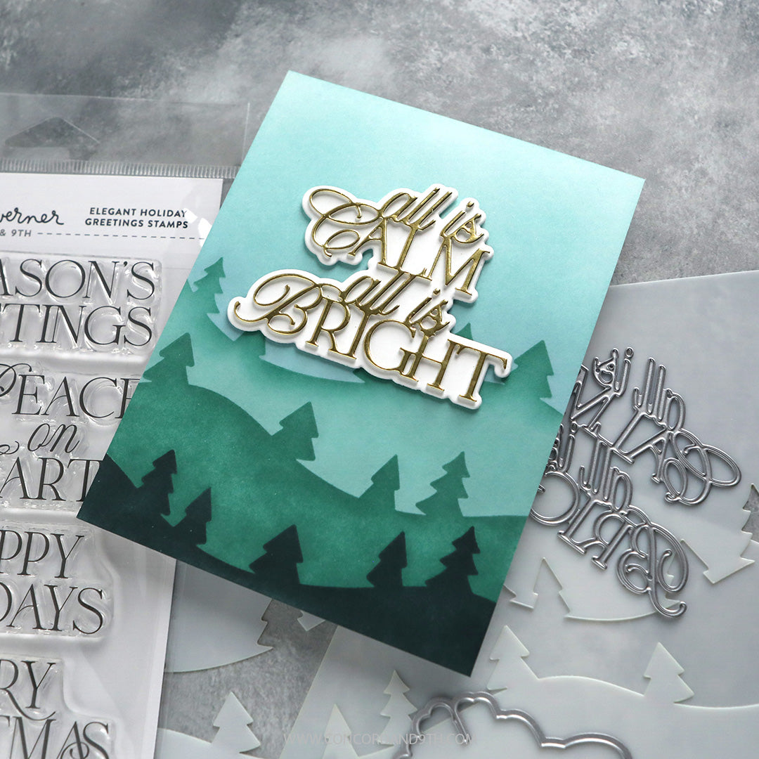 Trees and Forest Stencil Pack