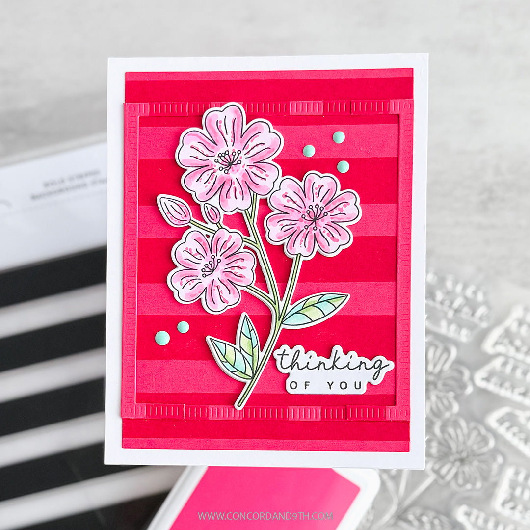 Bold Stripes Background Stamp