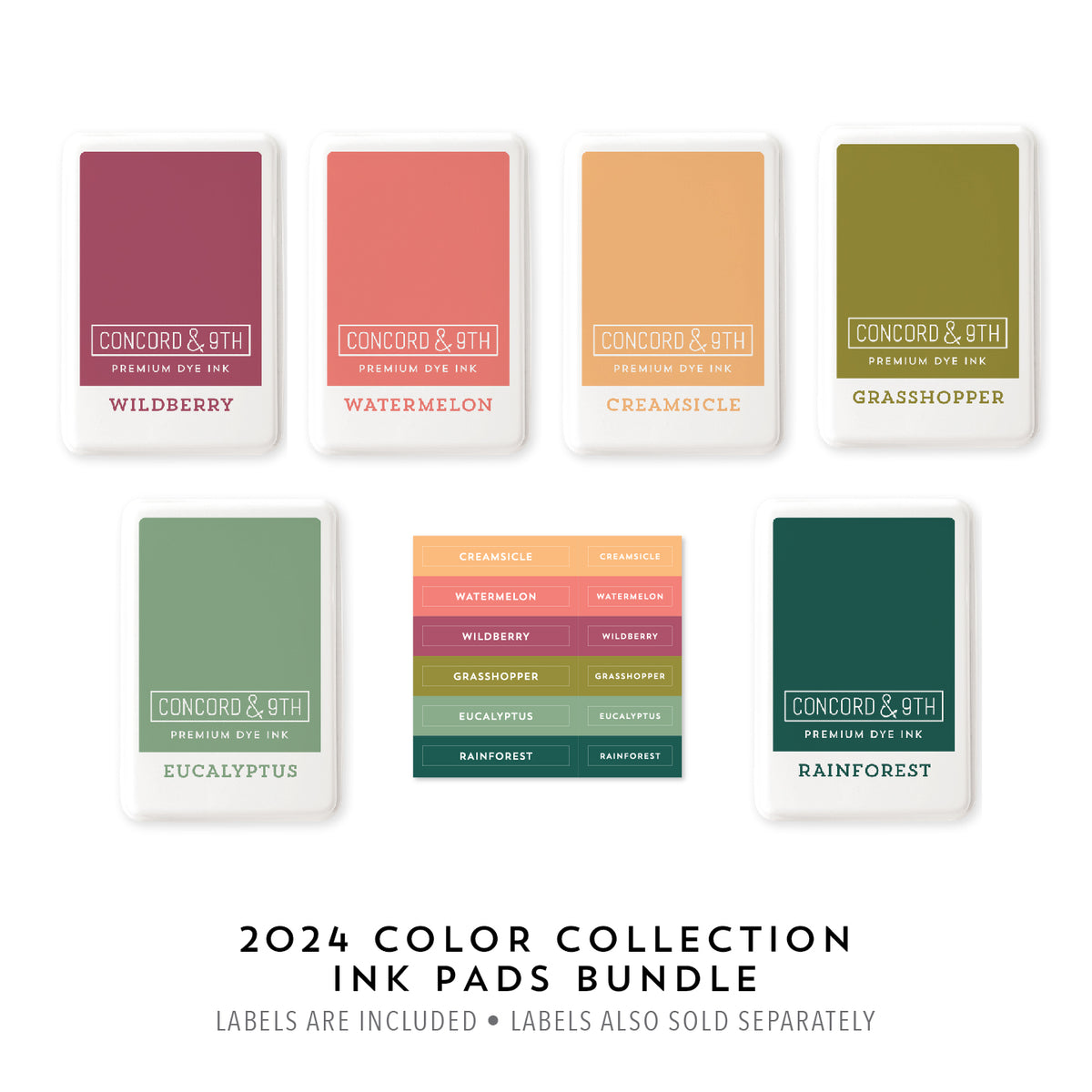 2024 Color Collection Ink Pads Bundle