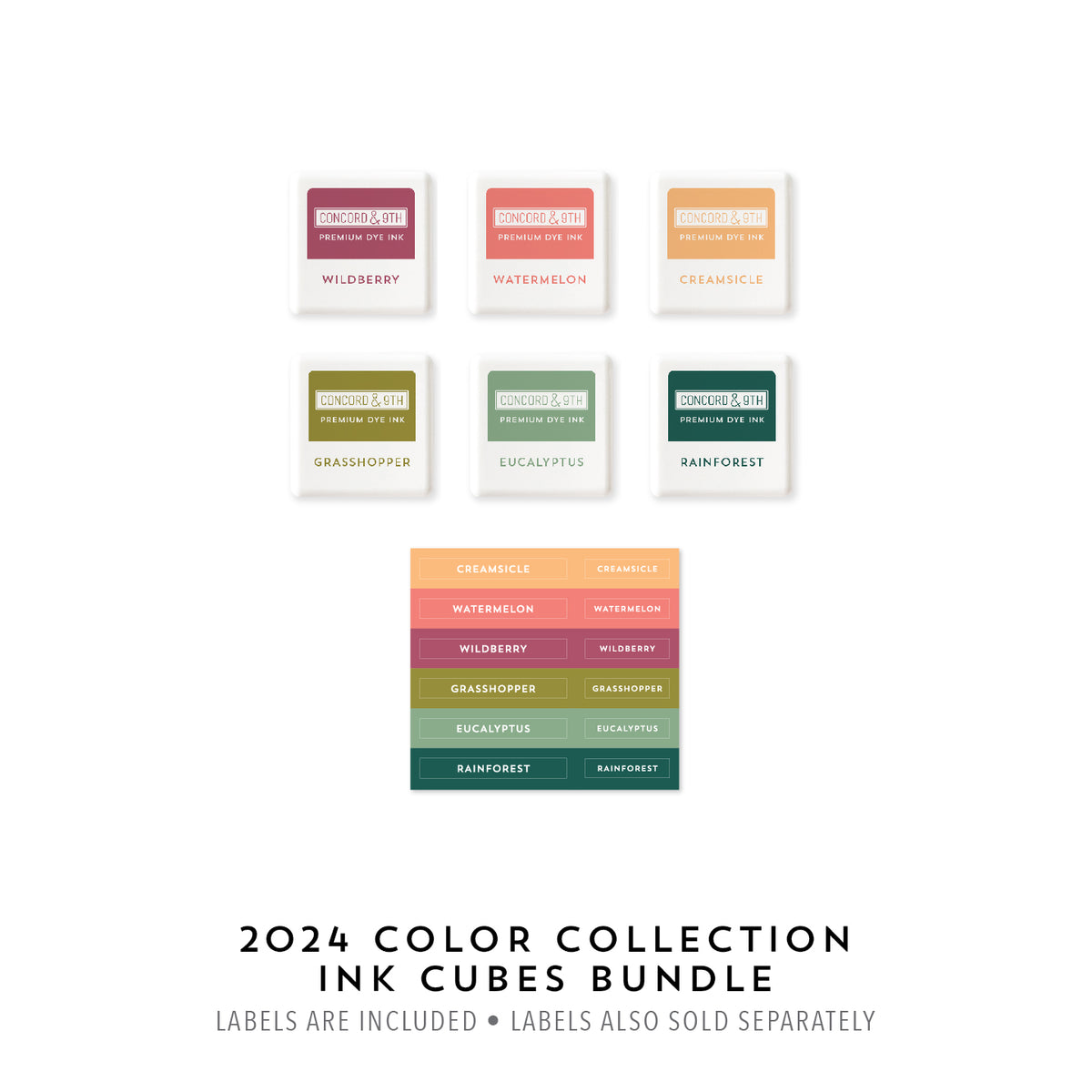 2024 Color Collection Ink Cubes Bundle