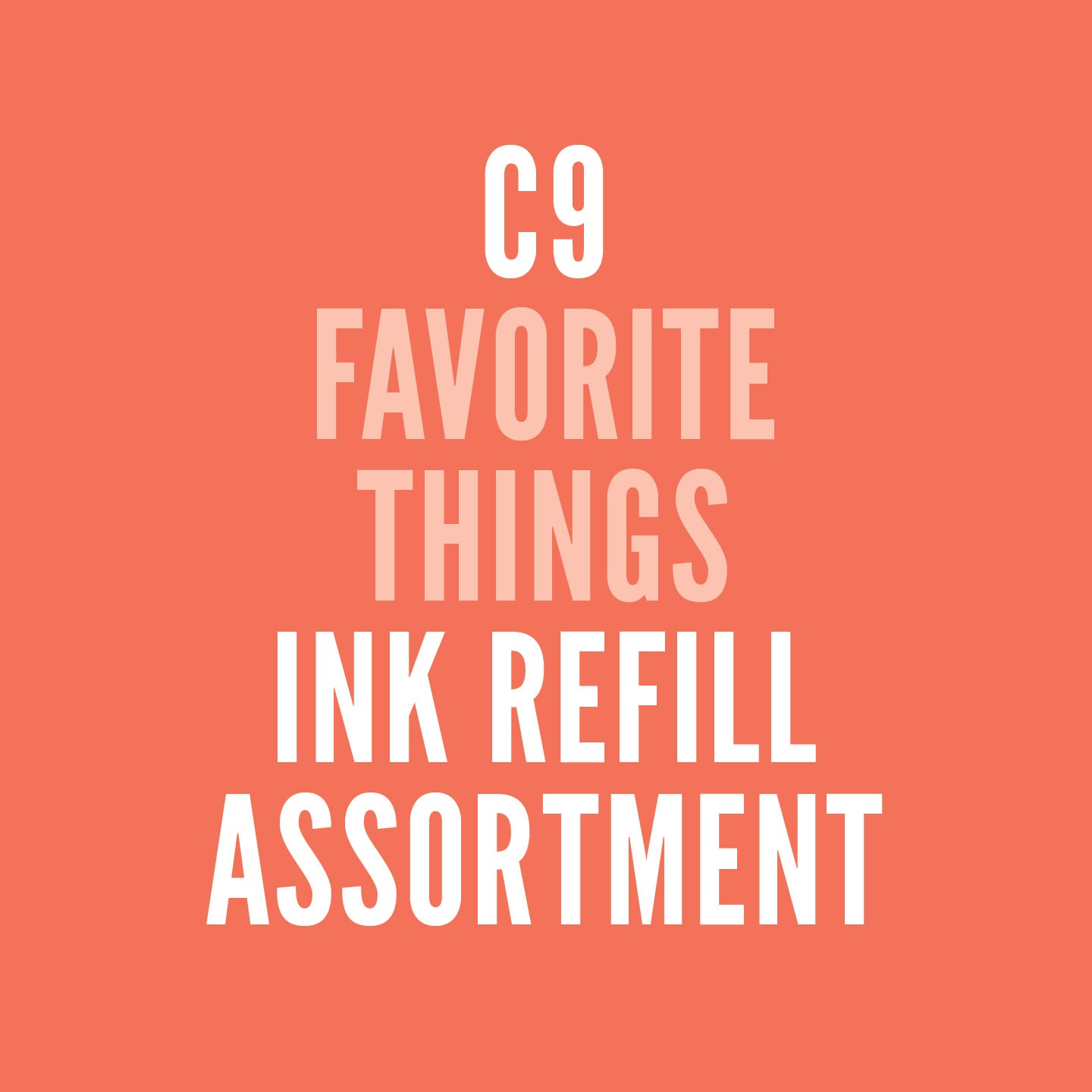C9 Favorite Things Ink Refill Assortment