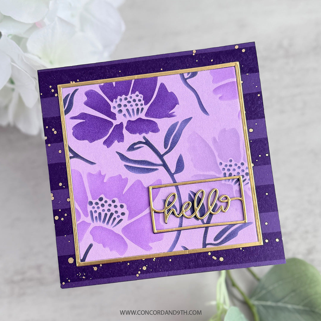 Bold Stripes Background Stamp