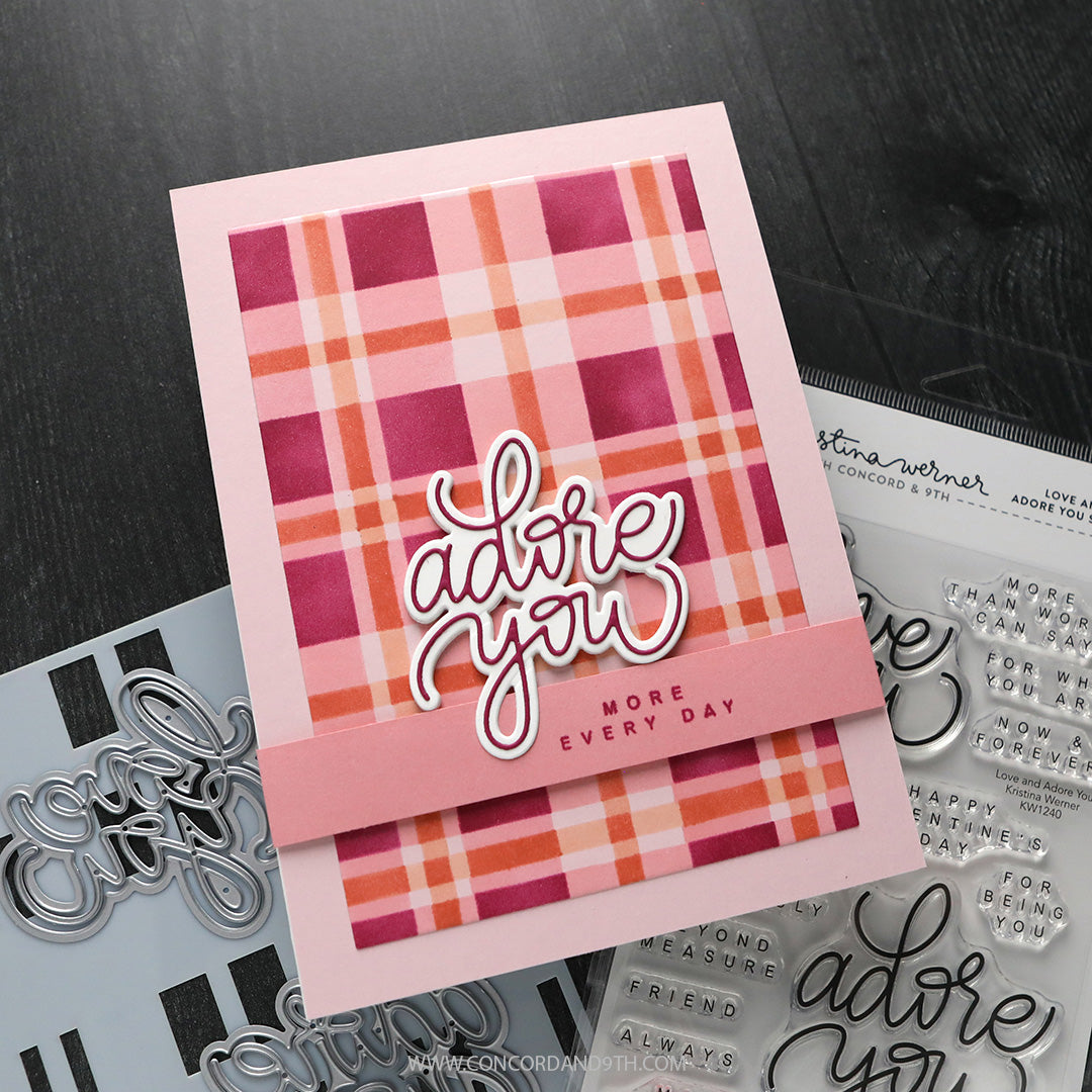 Plaid Perfection Stencil Pack