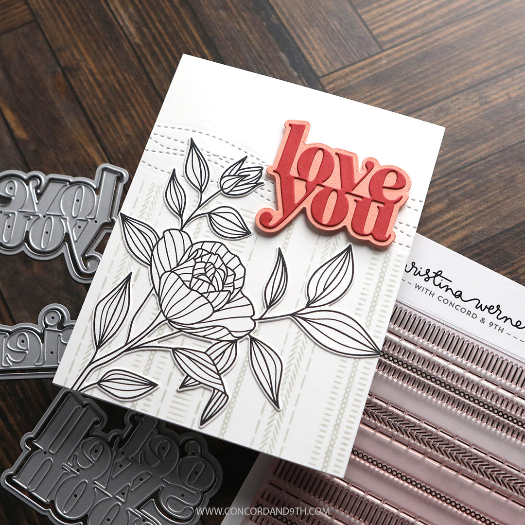 Country Ticking Background Stamp