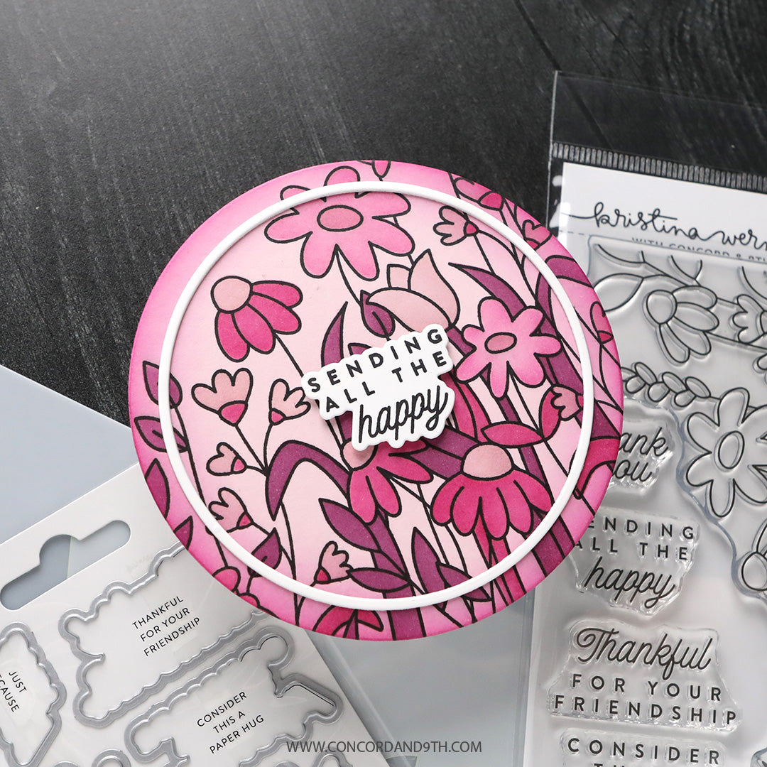 Flower Field Stamp Set