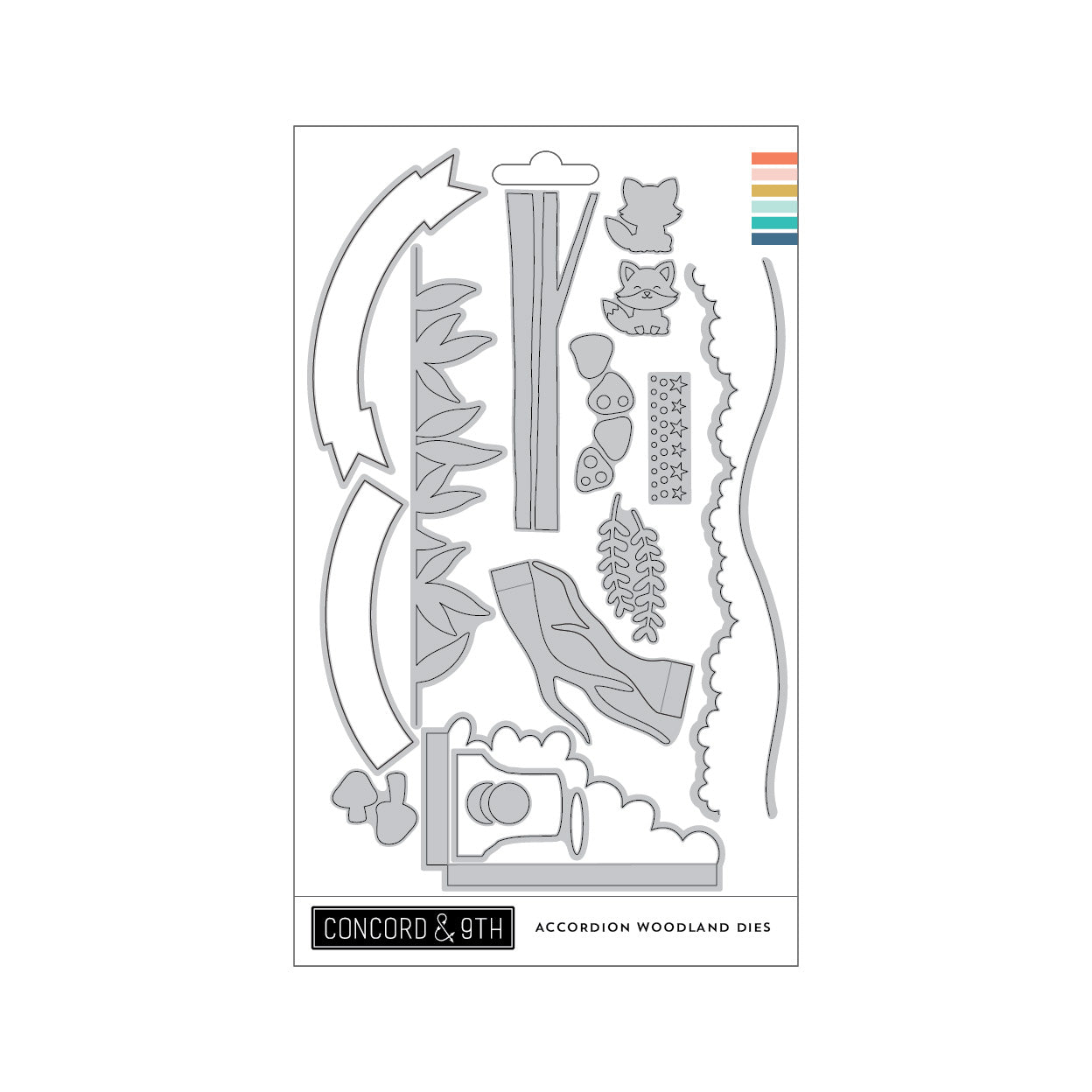 Accordion Woodland Dies