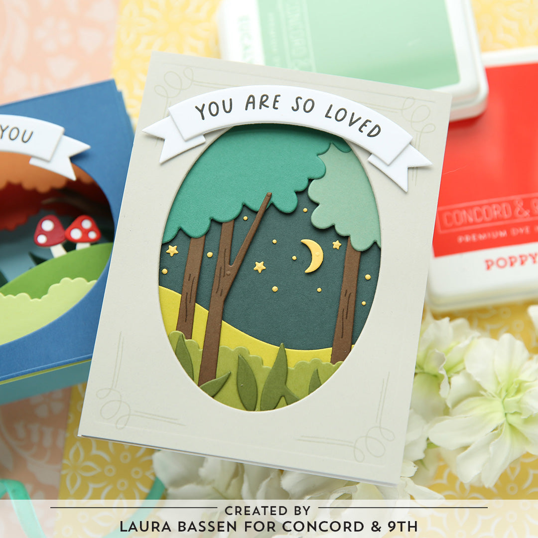 Accordion Woodland Stamp Set