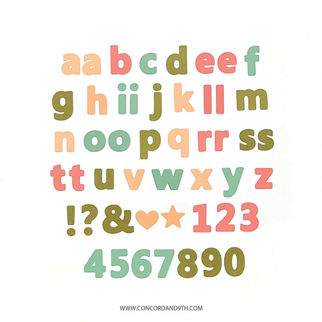 All Together Alphabet Lowercase Die