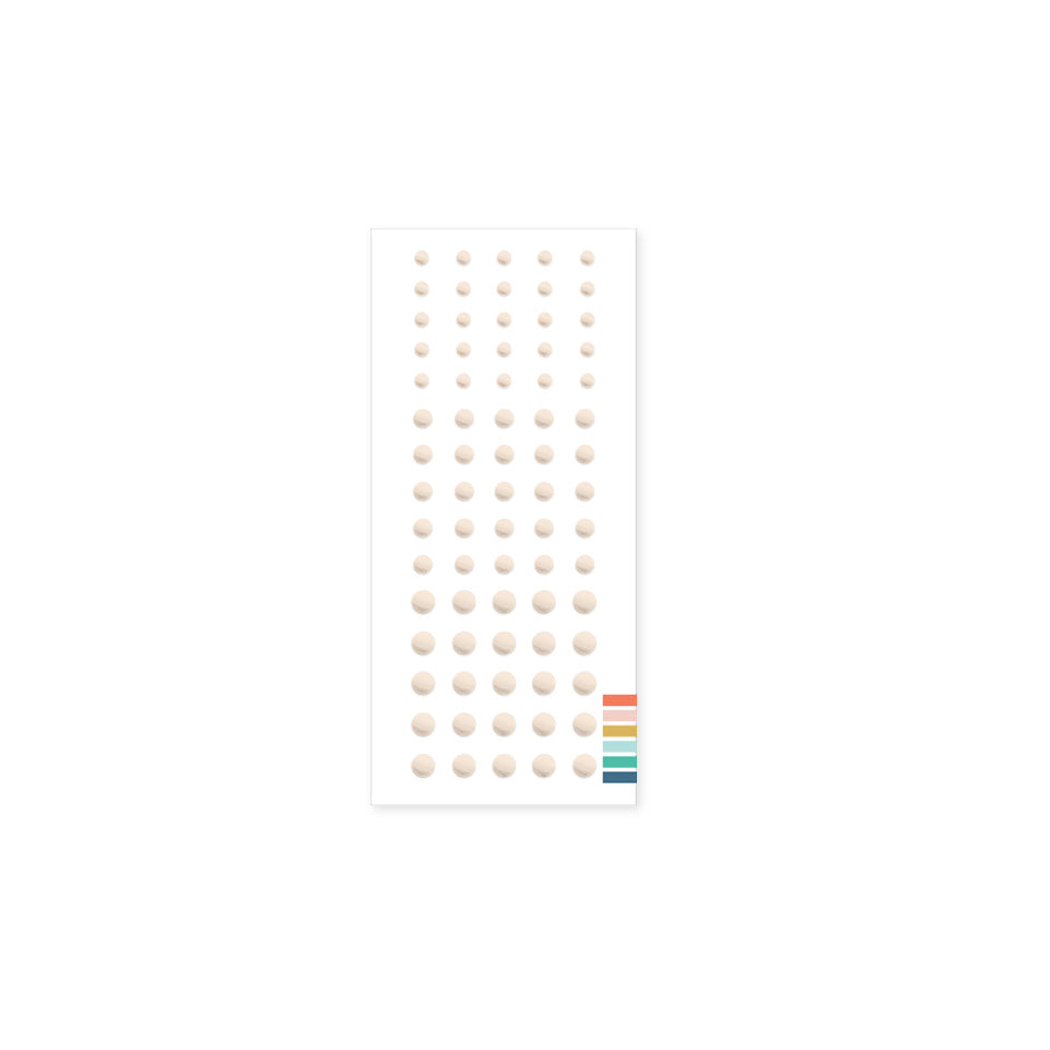 Enamel Dots: Almond