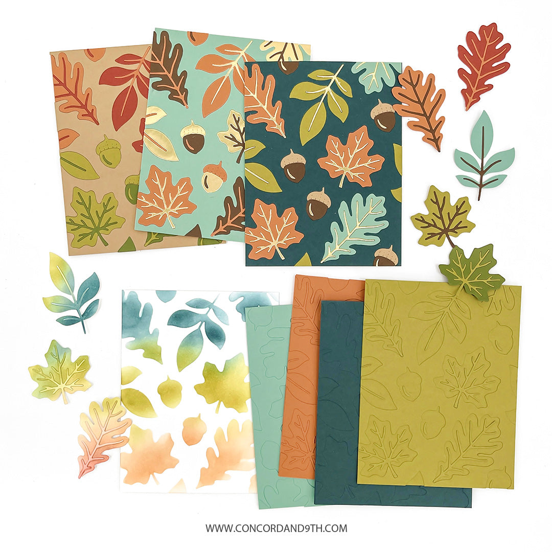 Troquel de incrustación de otoño