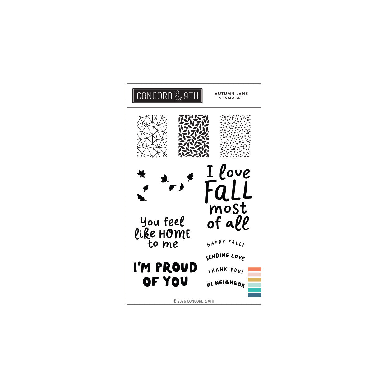Autumn Lane Stamp Set