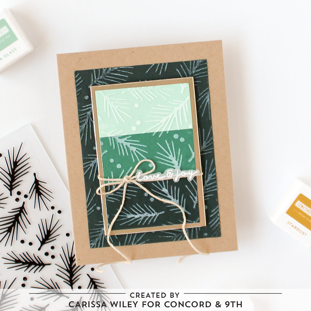 Berries & Boughs Embossing Folder