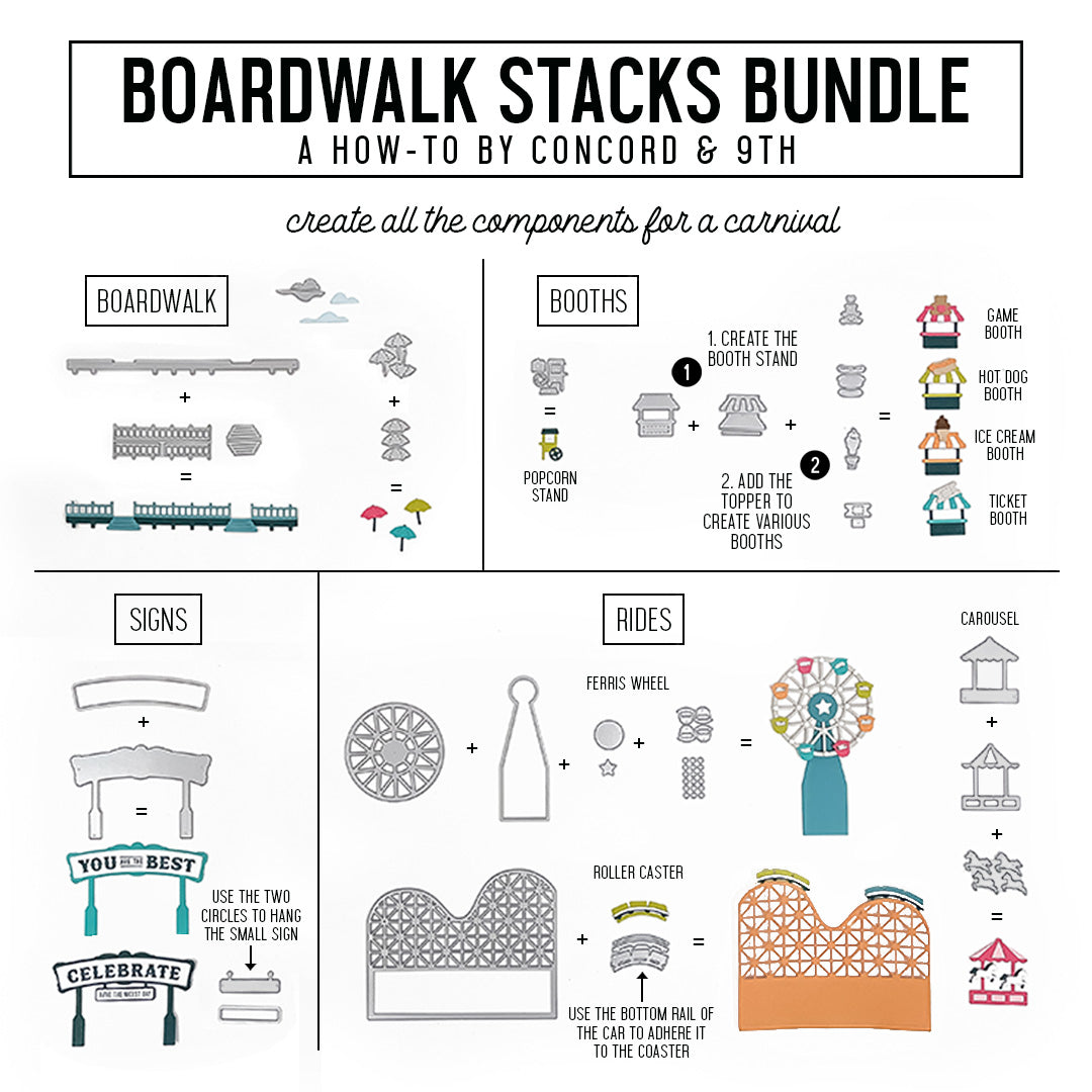 Boardwalk Stacks Stamp Set