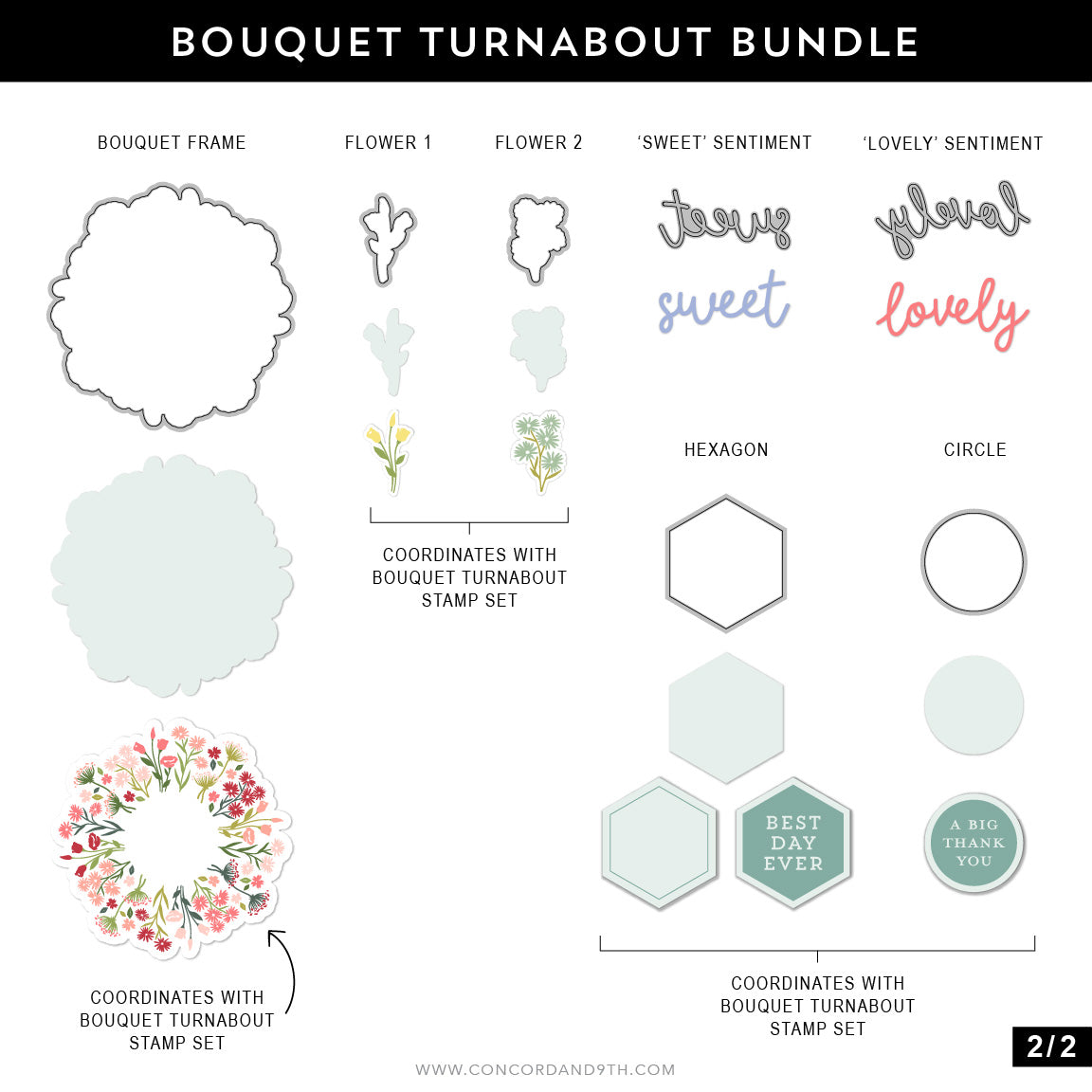 Bouquet Turnabout™ Stamp Set