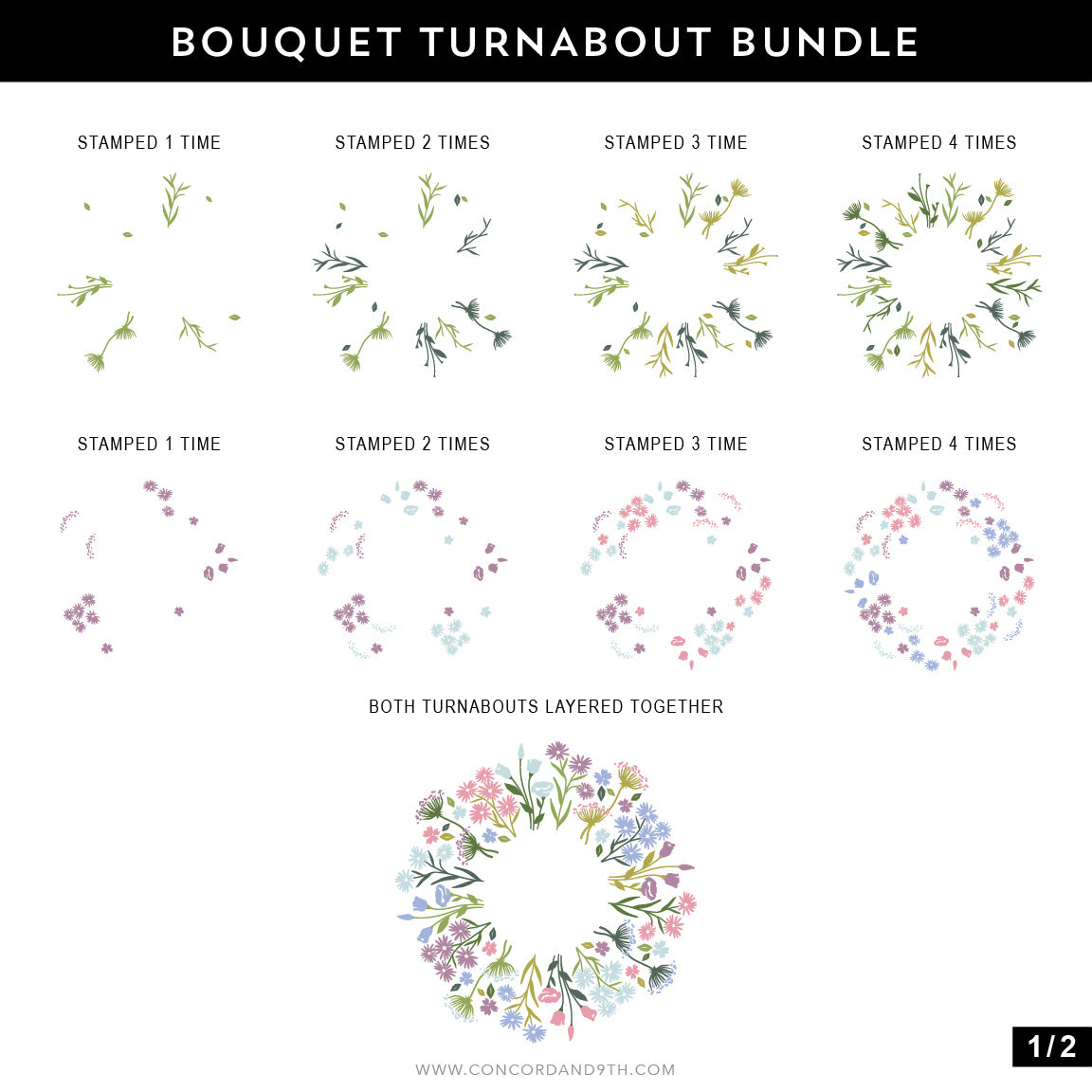 Bouquet Turnabout™ Stamp Set