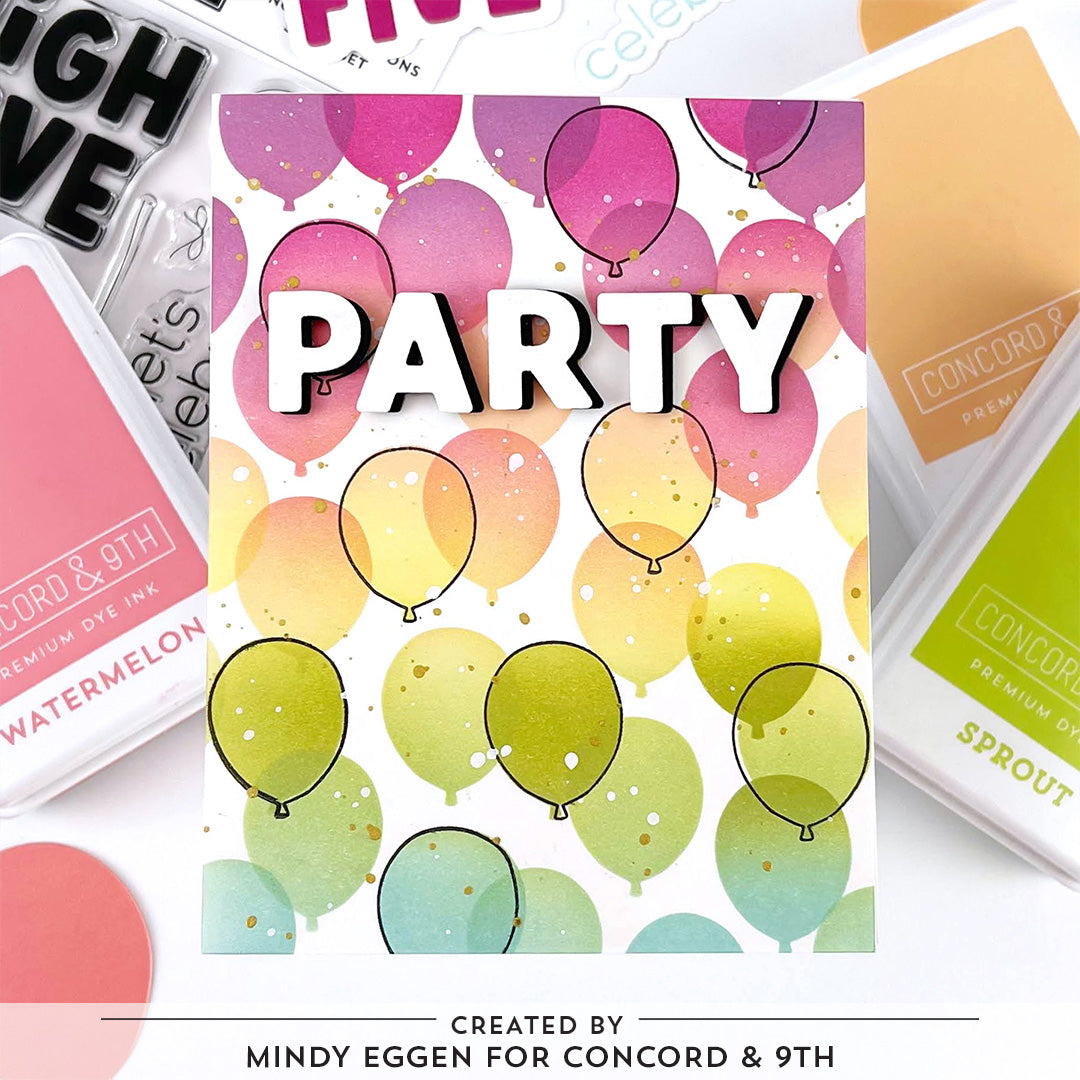 Bunch of Balloons Stencil Pack