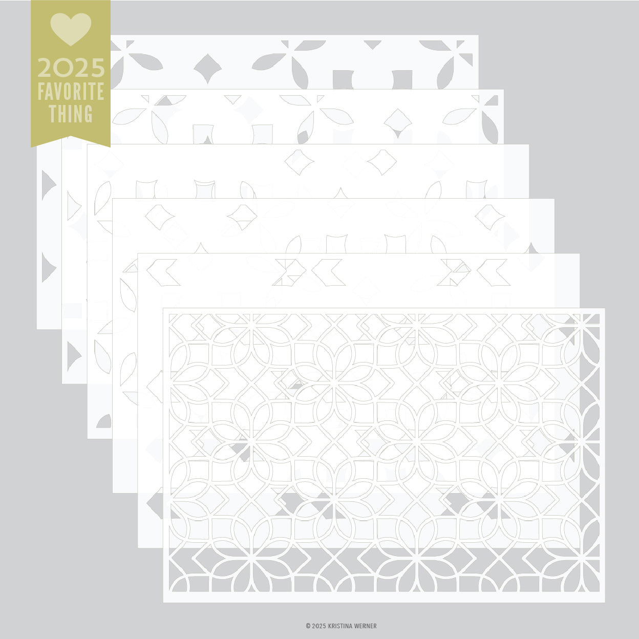 Cara Medallion Stencil Pack