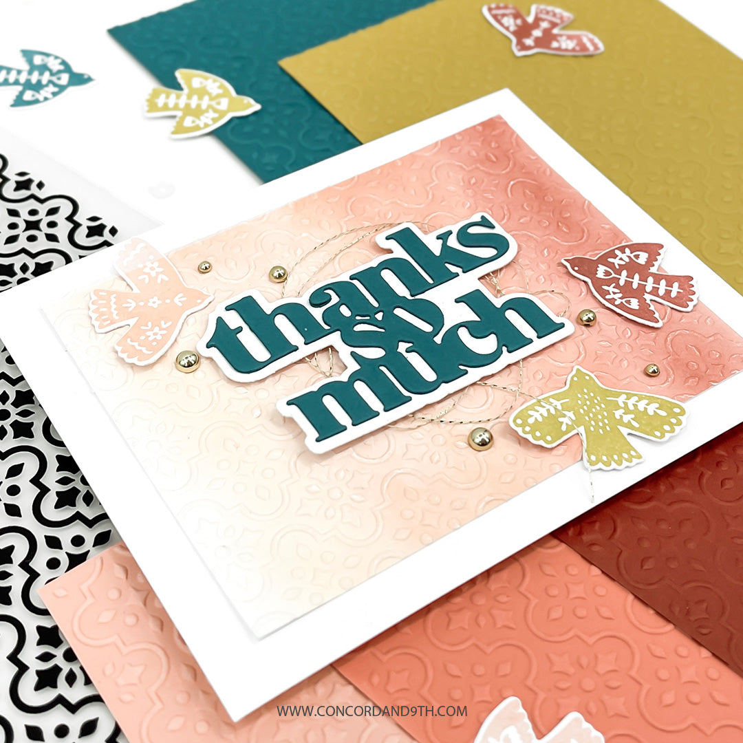 Charming Embossing Folder