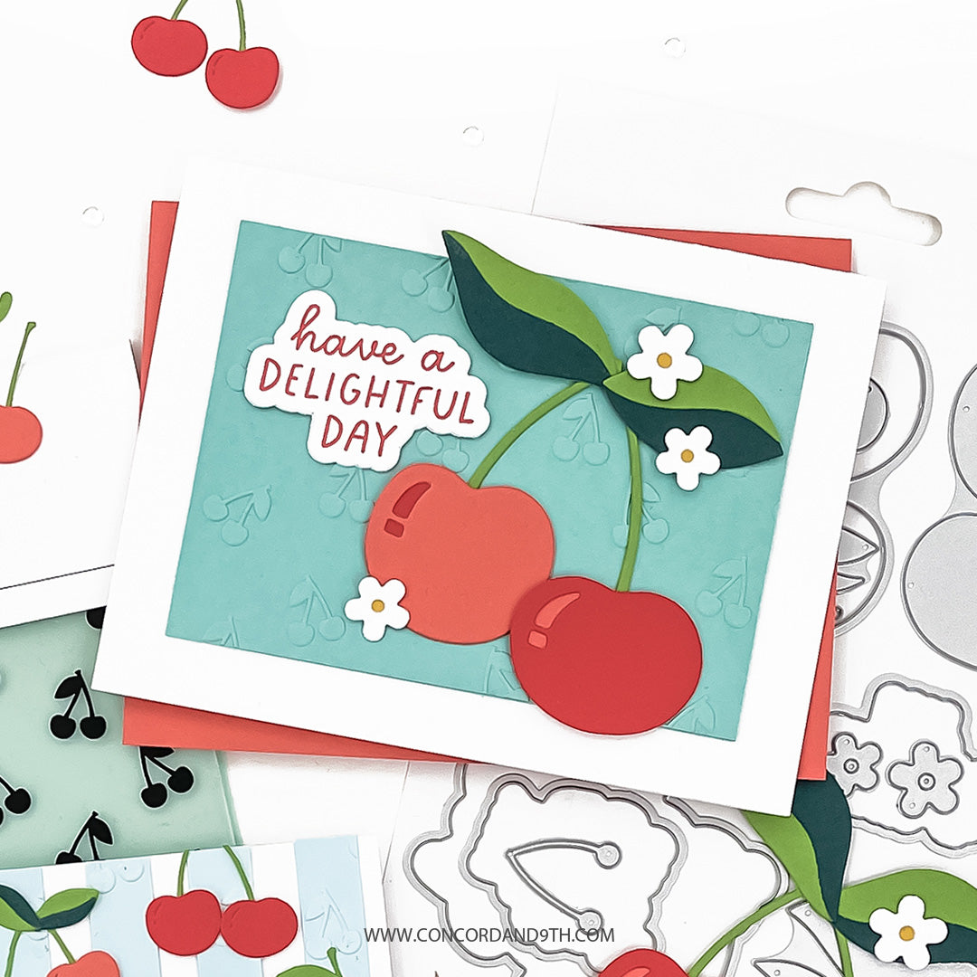 Cherry Nice Embossing Folder