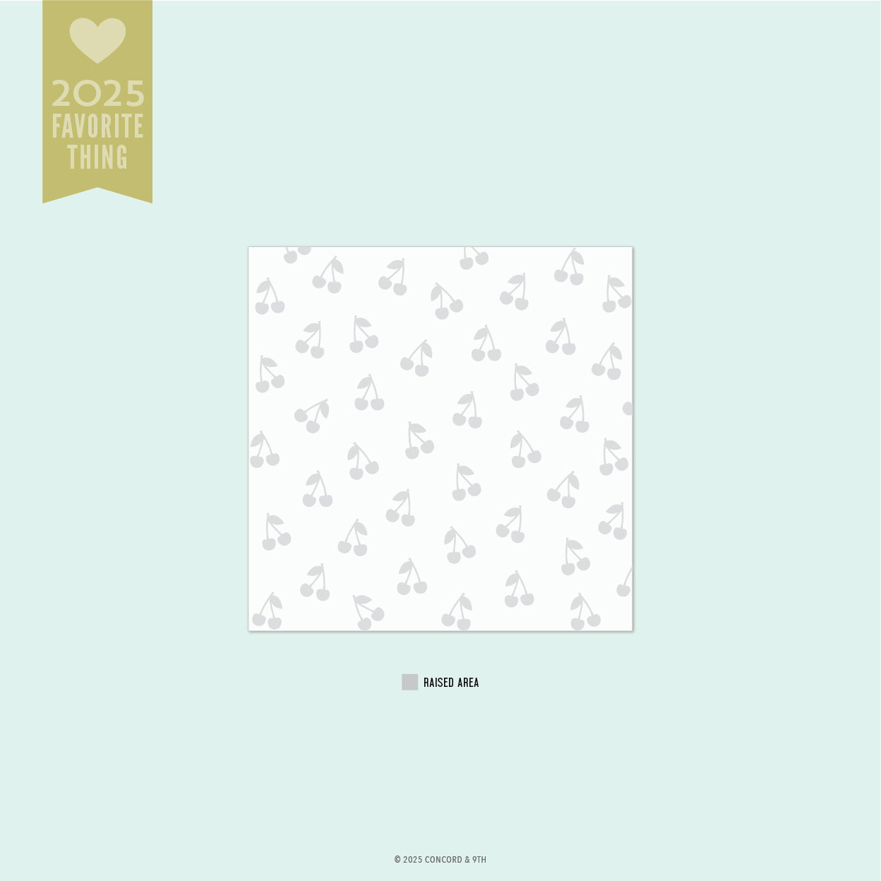 Cherry Nice Embossing Folder