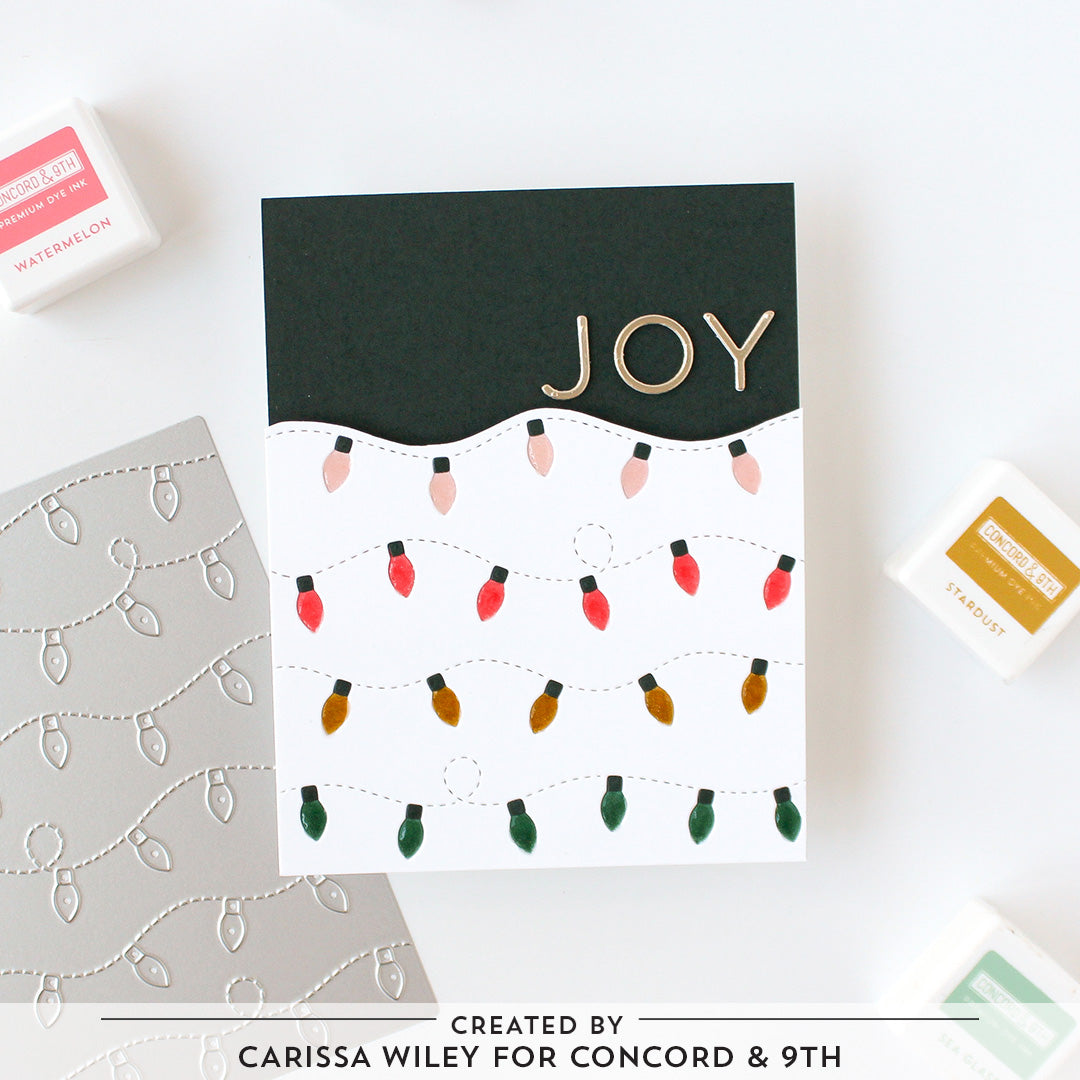 Christmas Lights Inlay Die