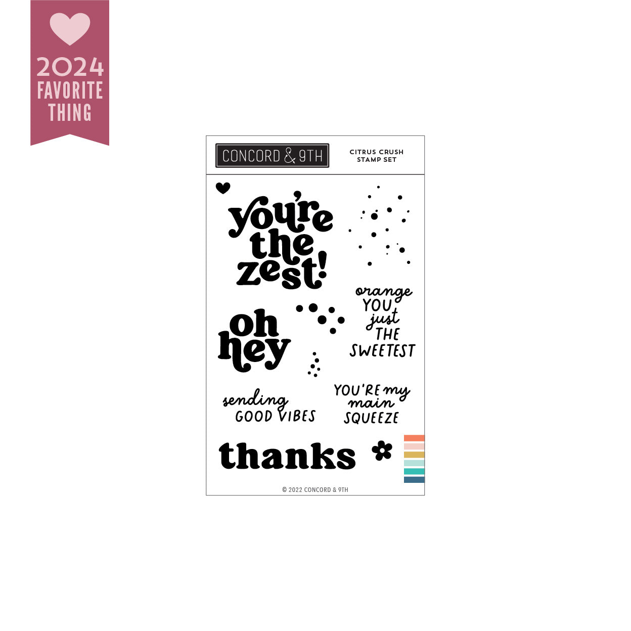 Citrus Crush Stamp Set