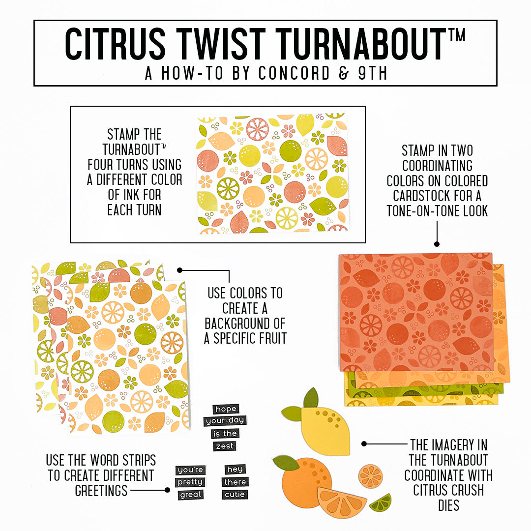 Citrus Twist Turnabout™ Stamp Set