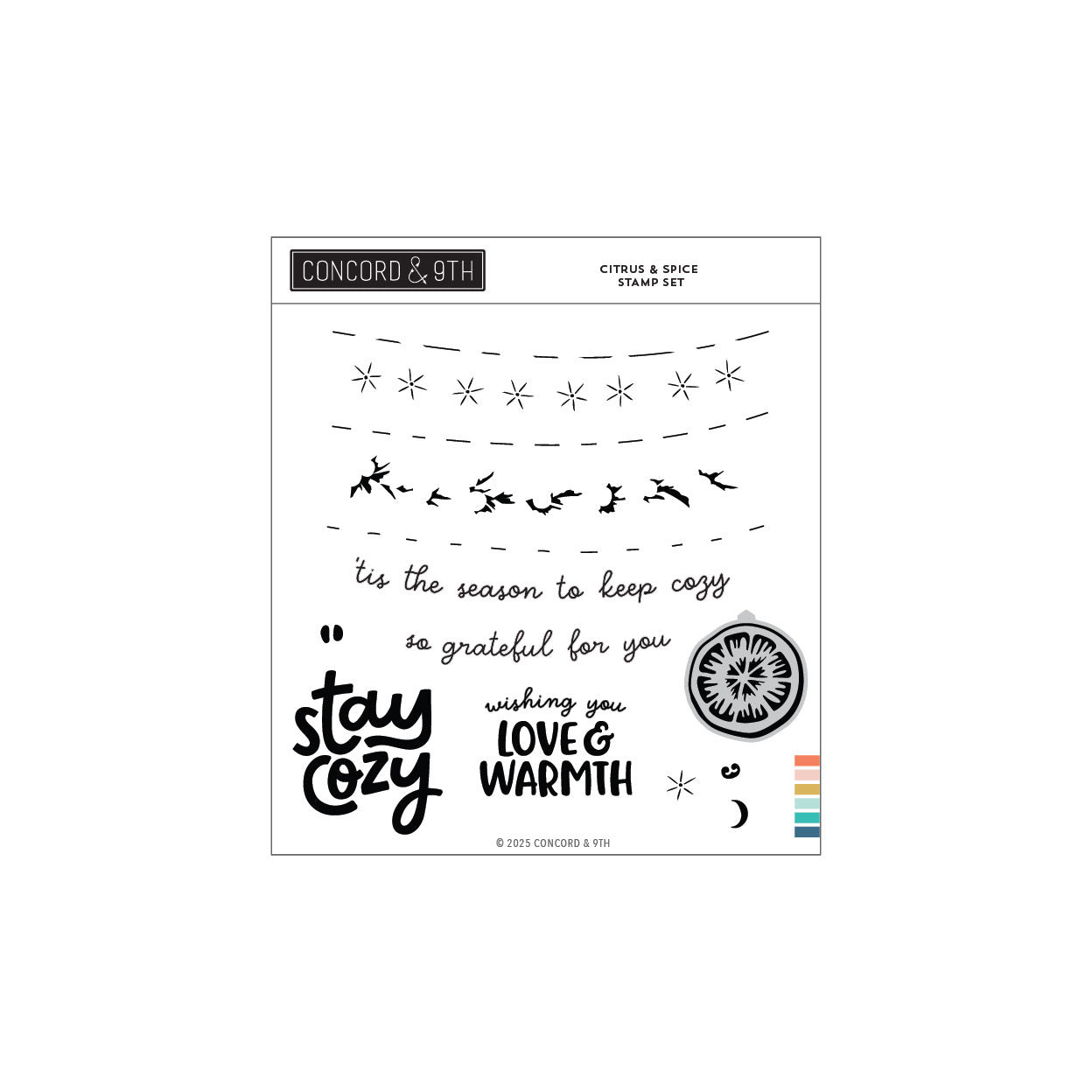 Citrus & Spice Stamp Set