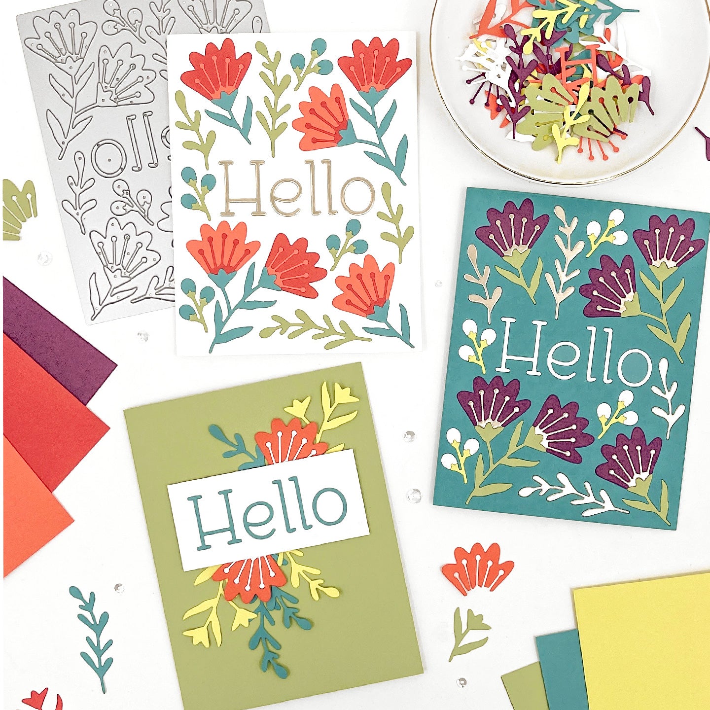 TRADING POST: Blooming Hello Inlay Die