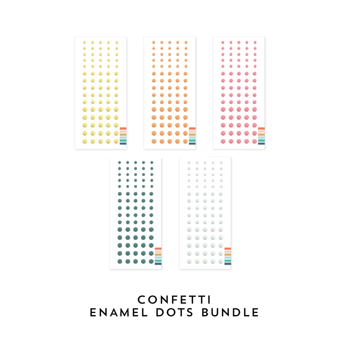Confetti Enamel Dots Bundle
