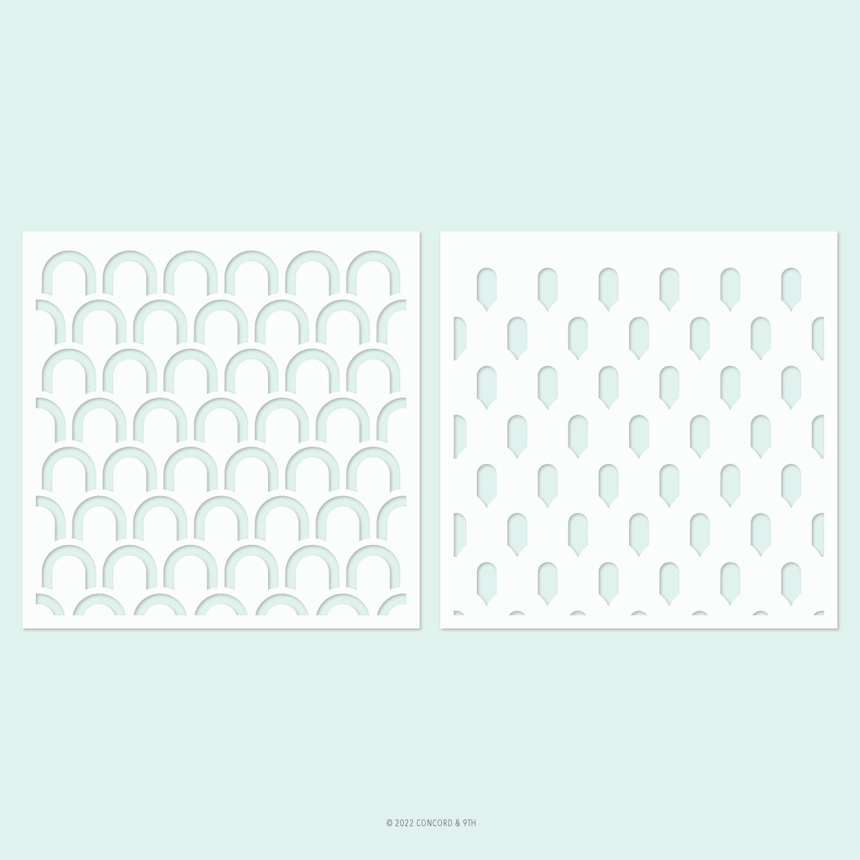 Paquete de plantillas decorativas