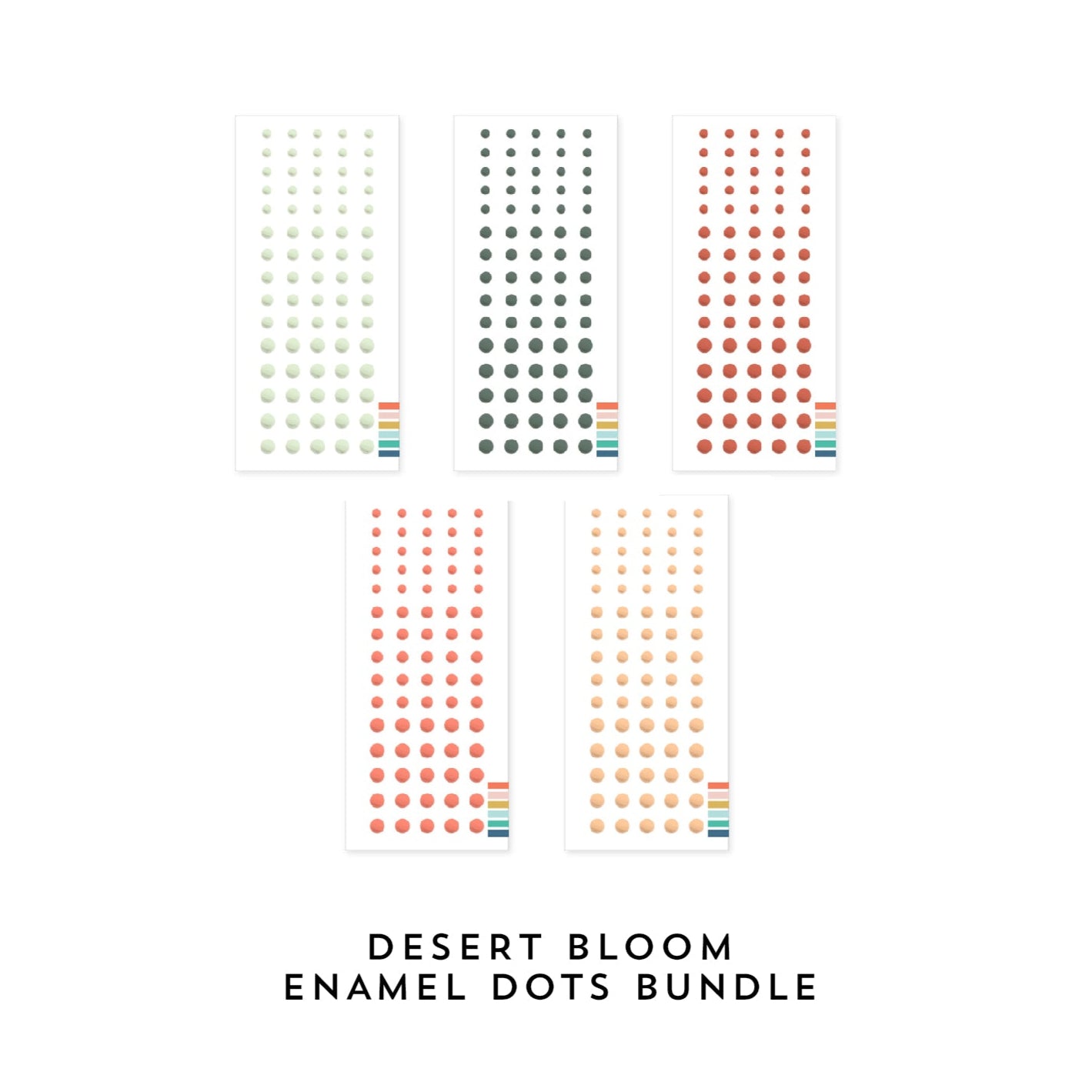 Desert Bloom Enamel Dots Bundle
