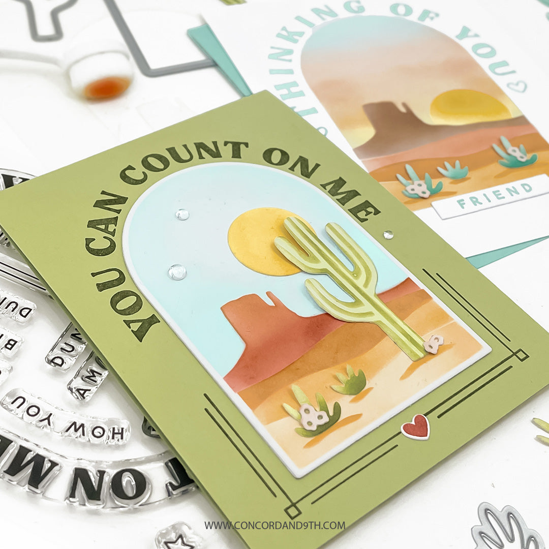 Desertscape Stencil Pack