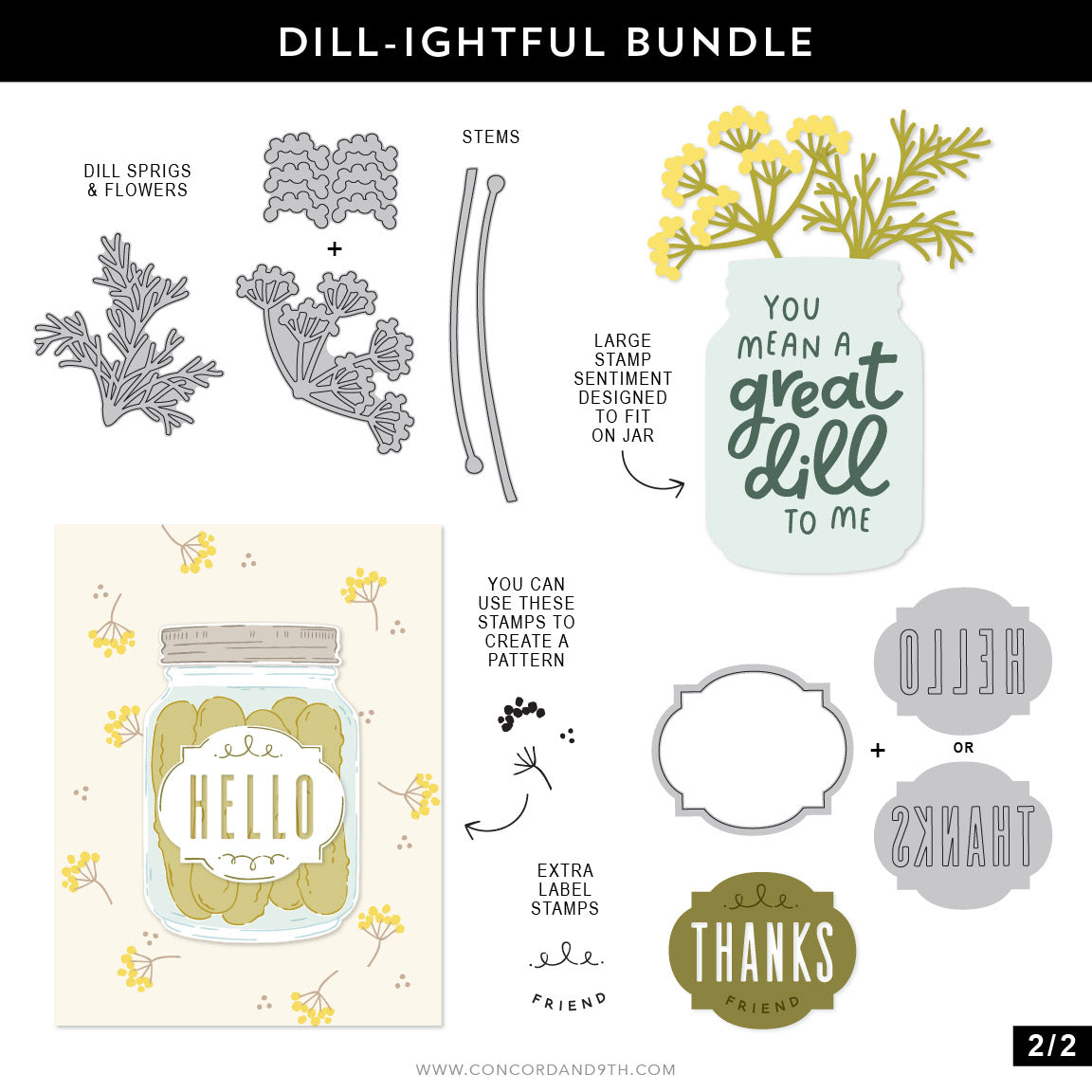 Dill-ightful Stamp Set