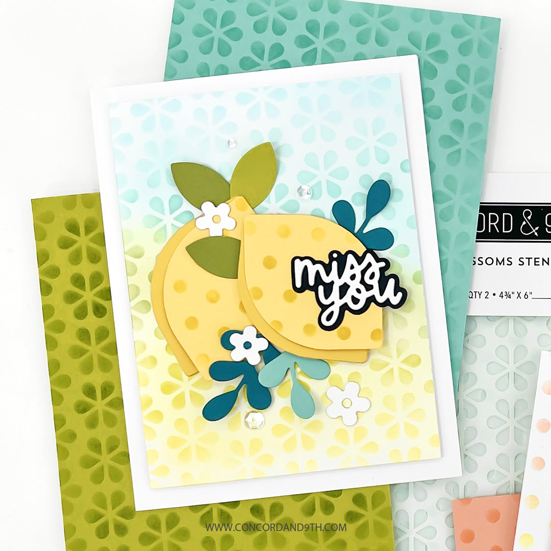 Dots & Blossoms Stencil Pack
