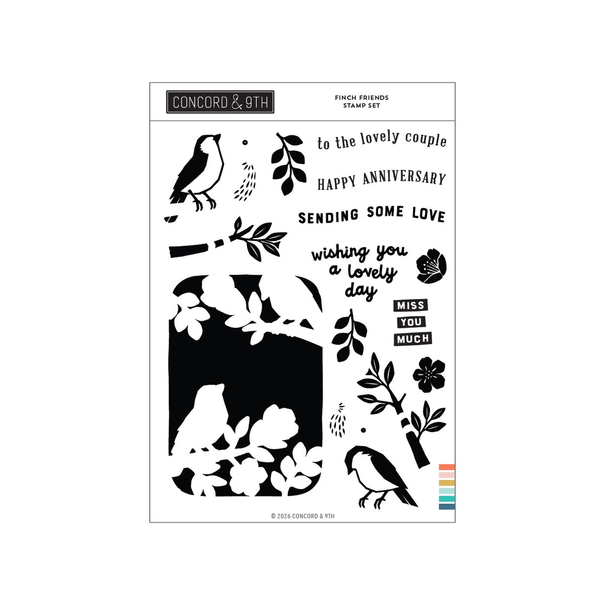 Finch Friends Stamp Set