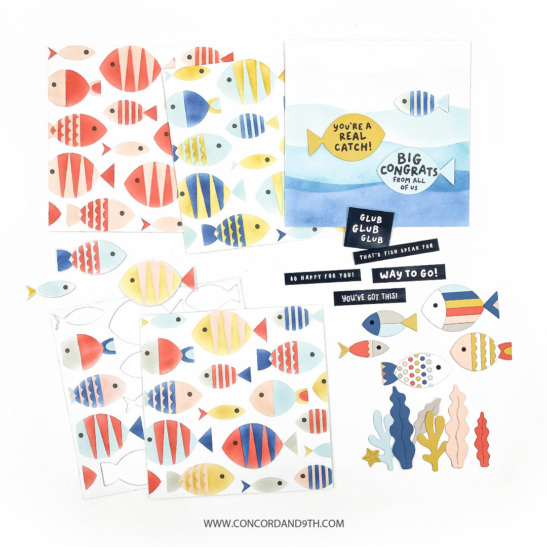 Fish Friends Stamp Set