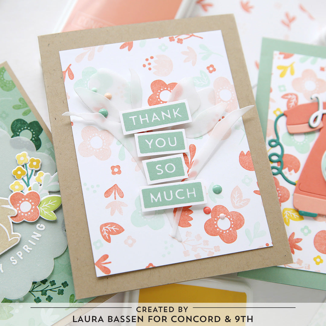 Folkart Flower Turnabout™ Stamp Set