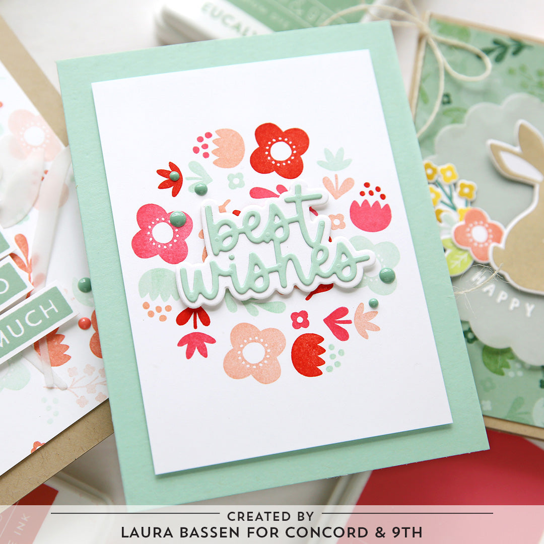 Folkart Flower Turnabout™ Stamp Set