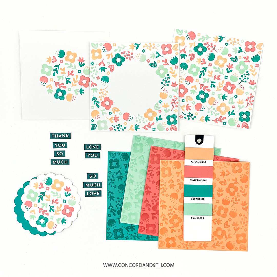 Folkart Flower Turnabout™ Stamp Set