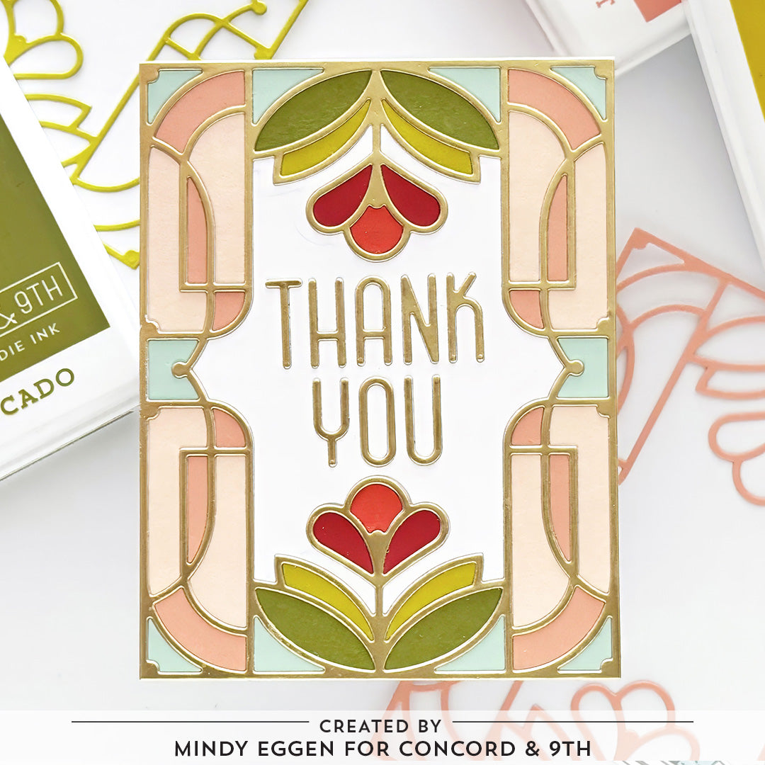 Gilded Glass Stamp Set
