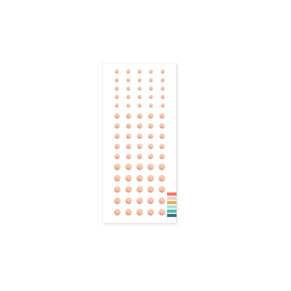 Enamel Dots: Grapefruit
