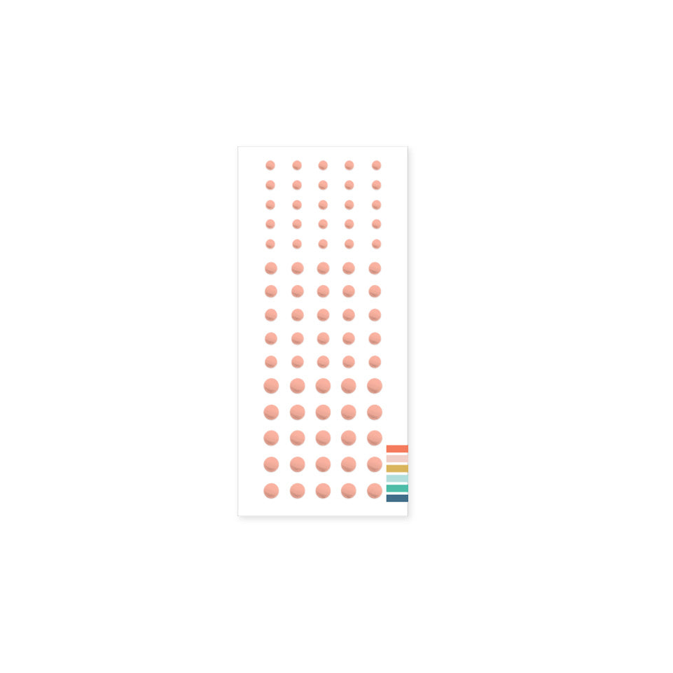 Enamel Dots: Grapefruit