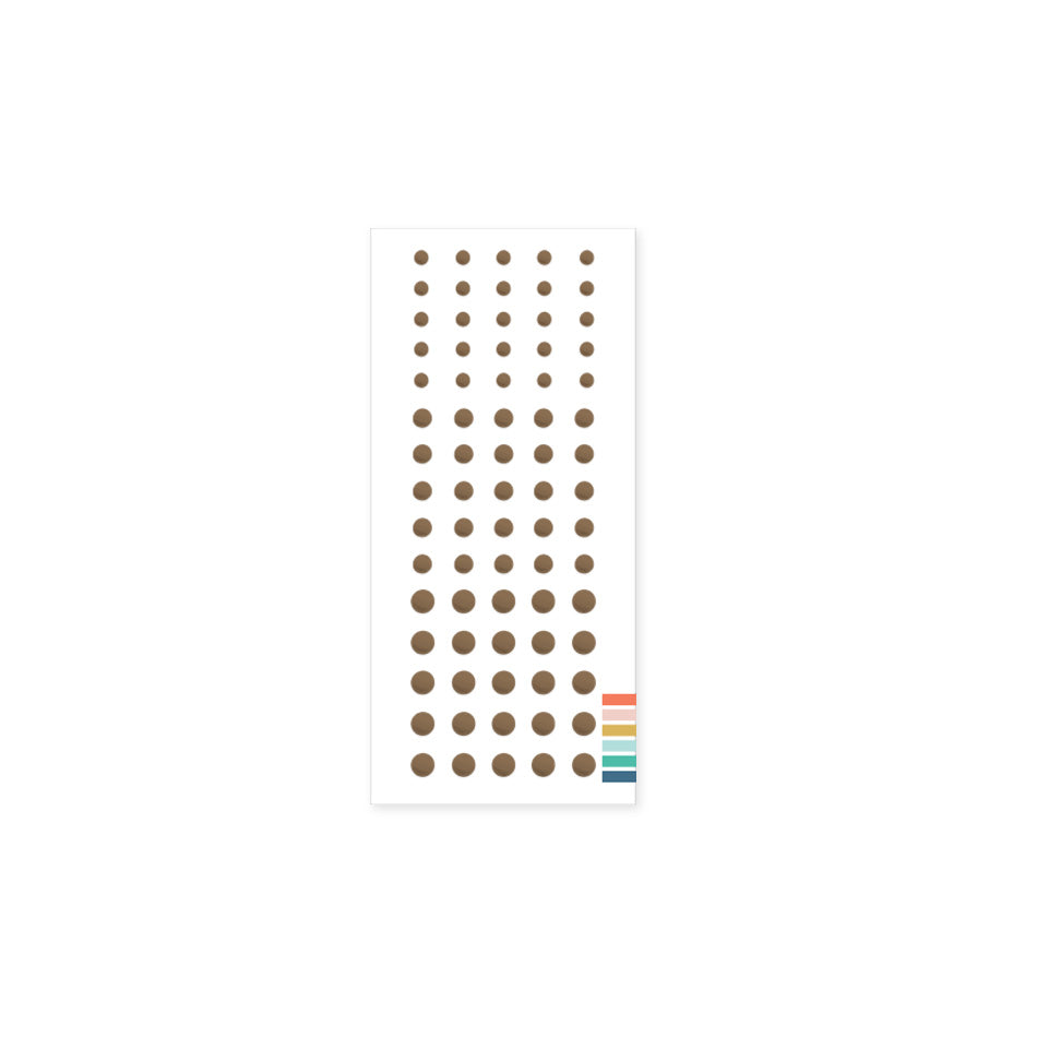 Enamel Dots: Hazelnut