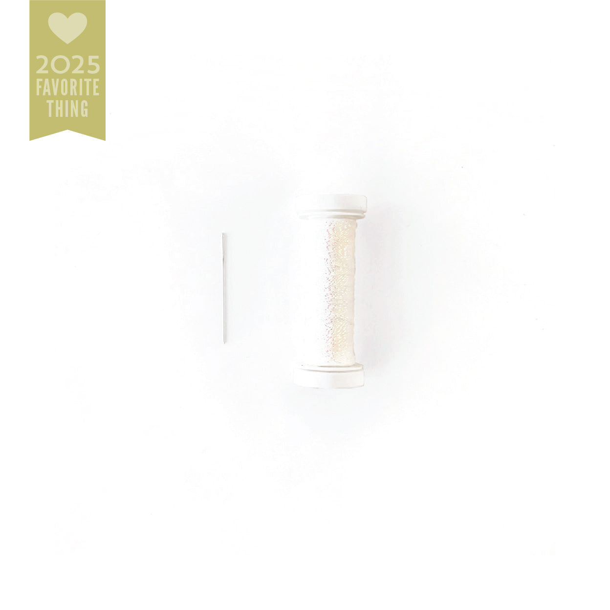 White Iridescent Thread