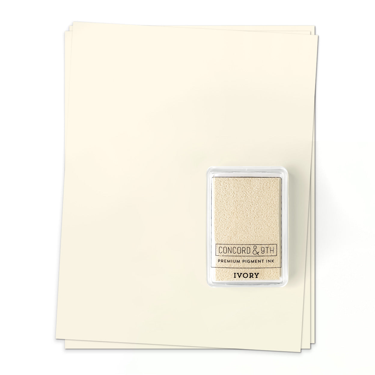 Cardstock: Ivory Ink Pad & Cardstock BUNDLE