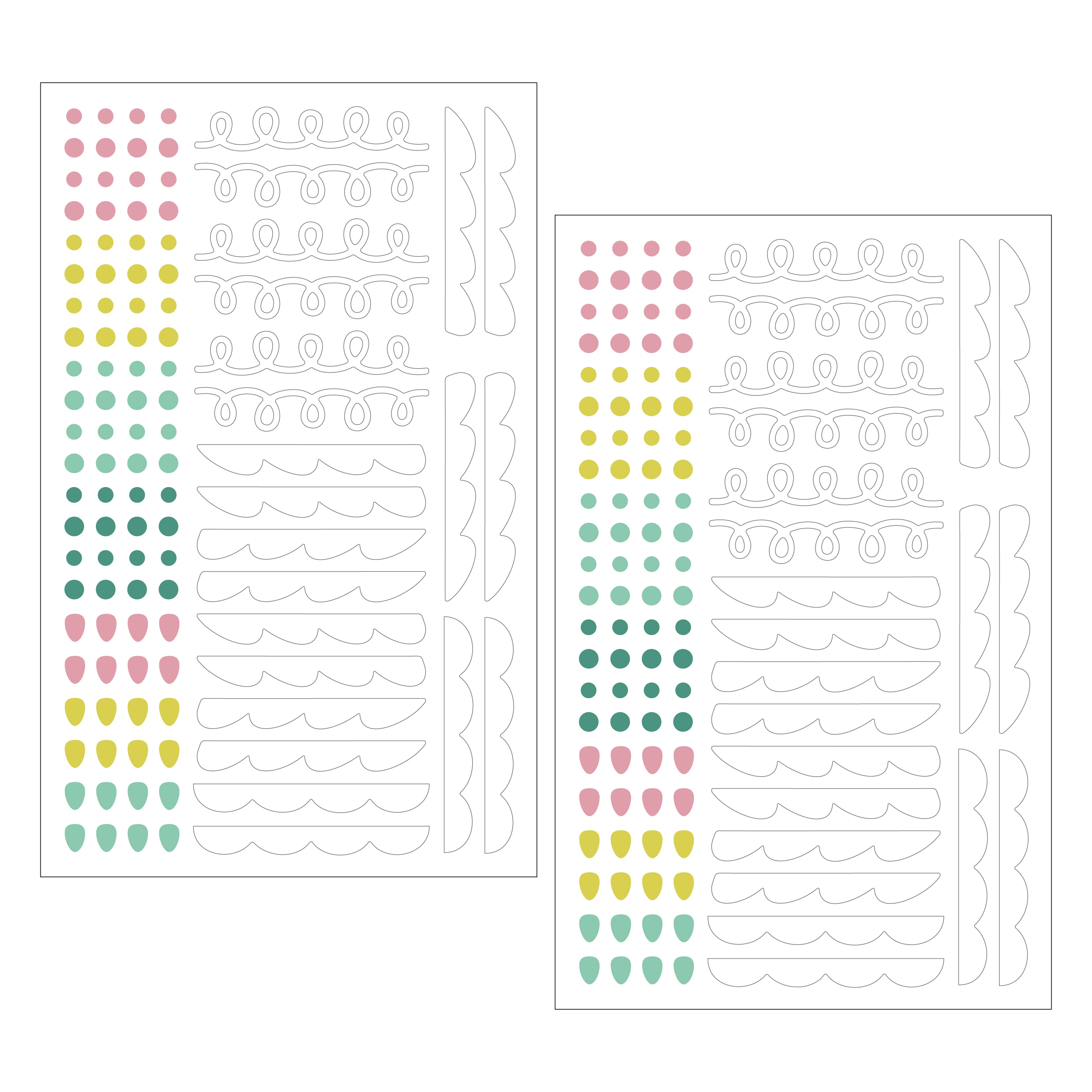 PEDIDO ANTICIPADO: Formas de esmalte de pan de jengibre alegres