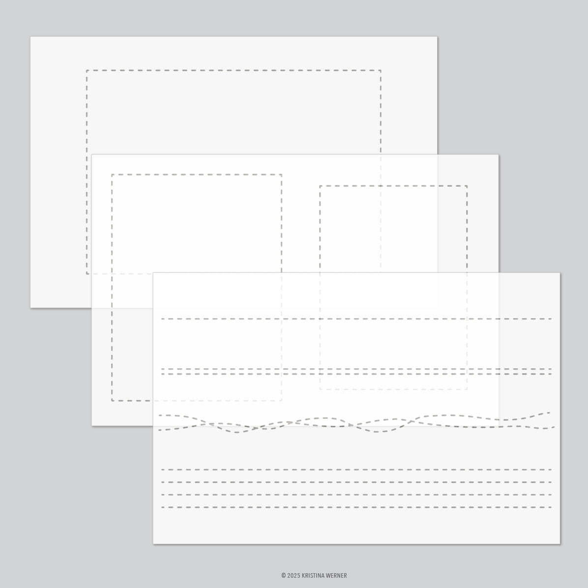 Kristina's Finishing Touches Stencil Pack